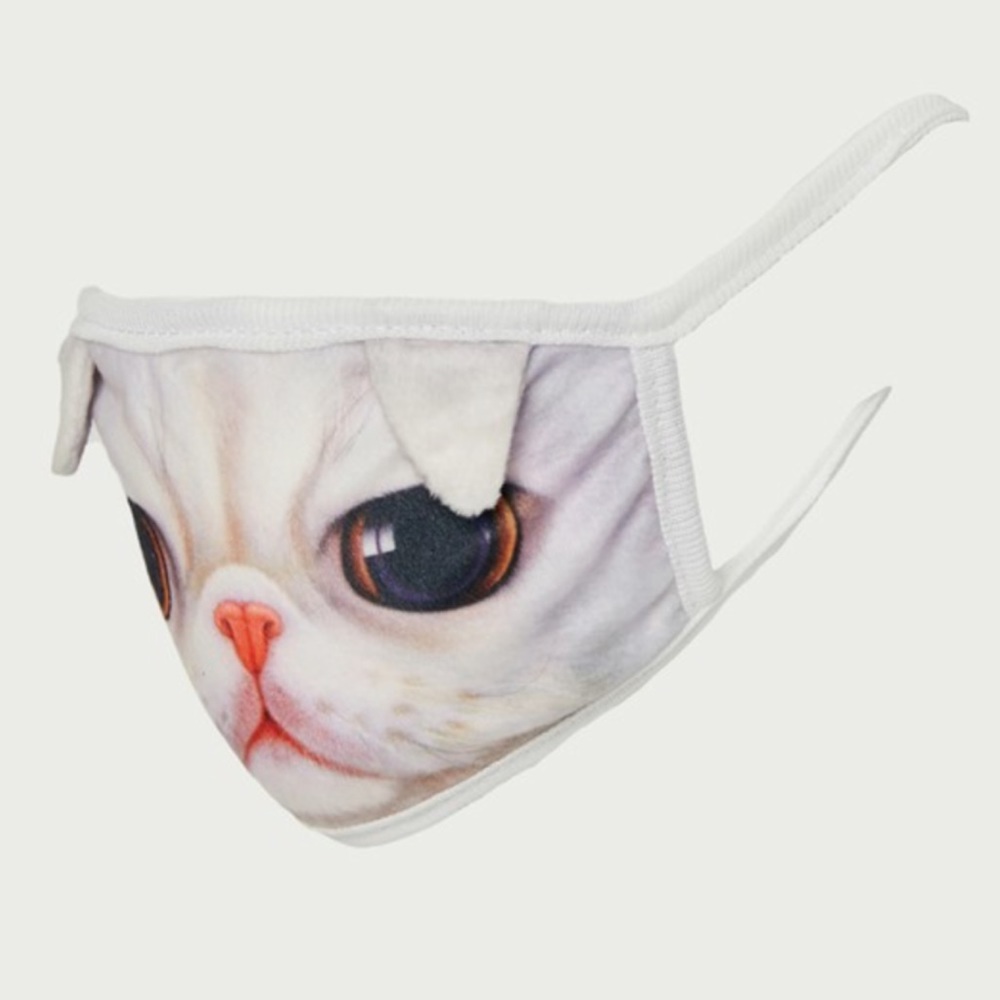 Cat Unisex  Reusable Washable Face Mask - Picture 3 of 5